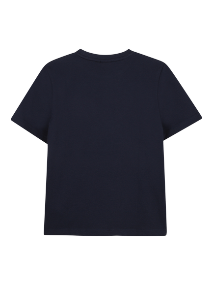 BOSS Kids' Short Sleeve Metallic Logo T-Shirt - view 2, Navy