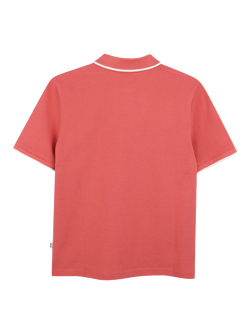 HUGO BOSS Kids' Short Sleeve Polo Shirt - view 2, Rasberry