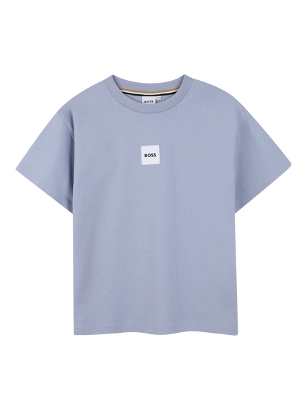 BOSS Kids' Relaxed Fit T-Shirt, Medium Grey