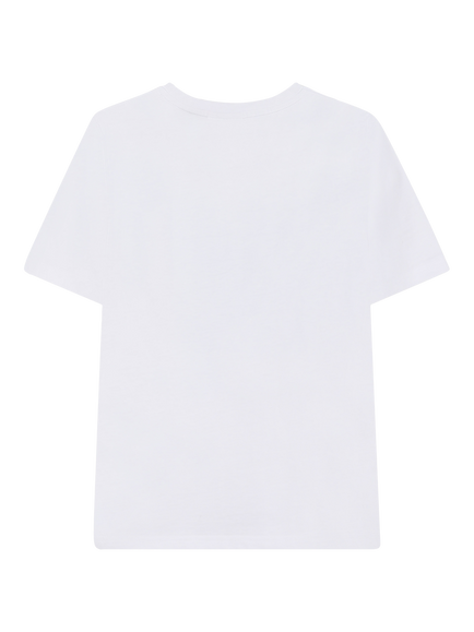 BOSS Kids' Short Sleeve Logo Graphic T-Shirt, White - view 2, White
