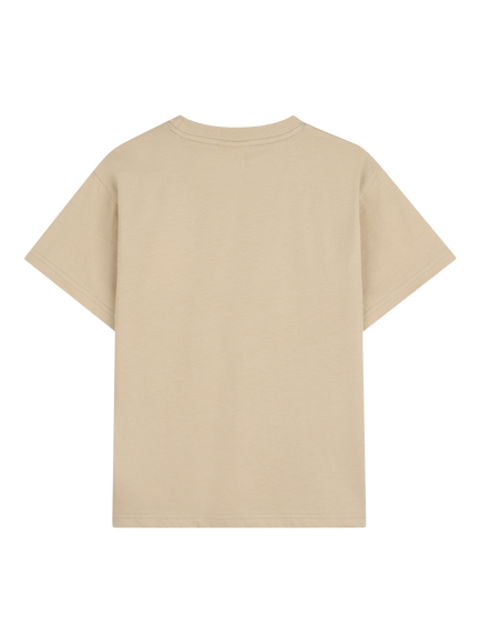 BOSS Kids' Short Sleeve Logo T-Shirt, Stone - view 2, Stone