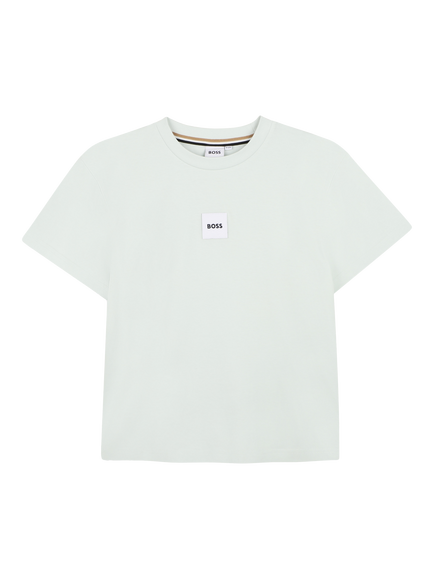 BOSS Kids' Relaxed Fit T-Shirt, Sprout Green
