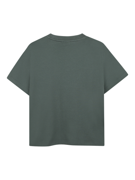 BOSS Kids' Short Sleeve Crew Neck T-Shirt, Stone Pine - view 2, Stone Pine
