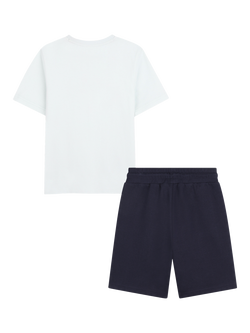 BOSS Kids' Logo T-Shirt and Shorts Set, Sprout Green - view 2, Sprout Green