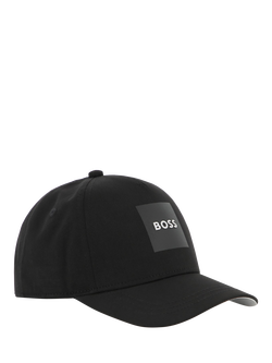 HUGO BOSS Kids' Twill Baseball Hat, Black, Black
