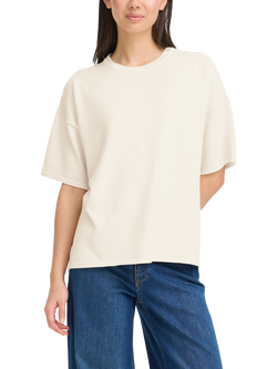 ICHI Luls Short Sleeve Jumper, Birch, Birch