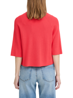 ICHI Boston 3/4 Sleeve Jumper, Teaberry - view 2, Teaberry