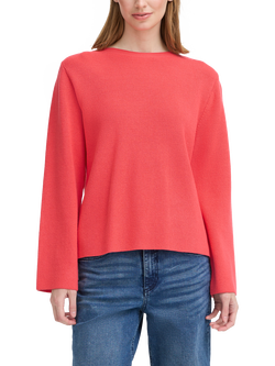 ICHI Boston Relaxed Fit Jumper, Teaberry, Teaberry