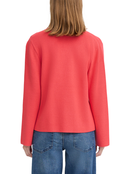 ICHI Boston Relaxed Fit Jumper, Teaberry - view 2, Teaberry