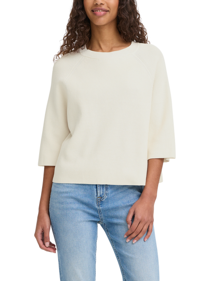 ICHI Boston 3/4 Sleeve Jumper, Birch, Birch