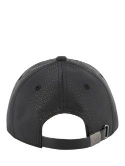 HUGO BOSS Kids' Textured Logo Baseball Cap, Black - view 2, Black