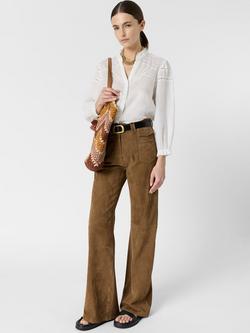 Gerard Darel Cristel Cutwork Shirt, Ecru