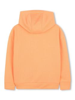 Timberland Kids' Badges Hooded Jumper, Bright Melon - view 2, Bright Melon