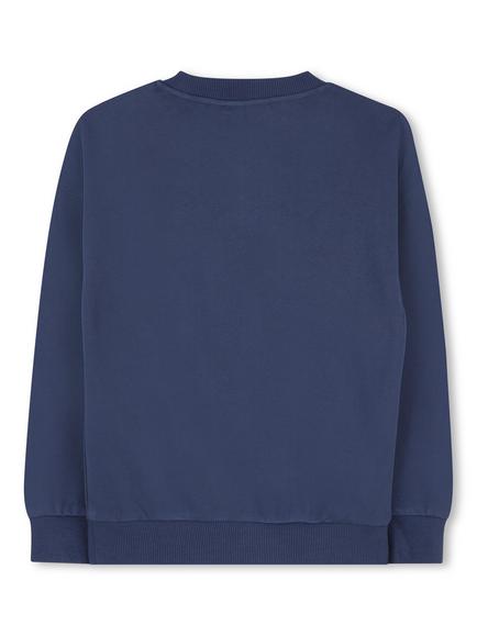 Timberland Kids' Cotton Blend Sweatshirt, Dark Blue - view 2, Dark Blue