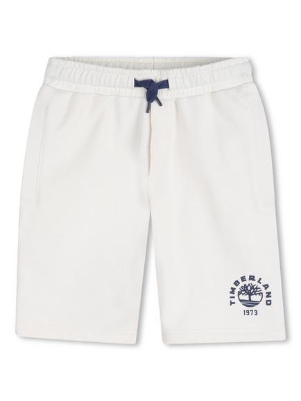 Timberland Kids' Cotton Rich Shorts, Ivory