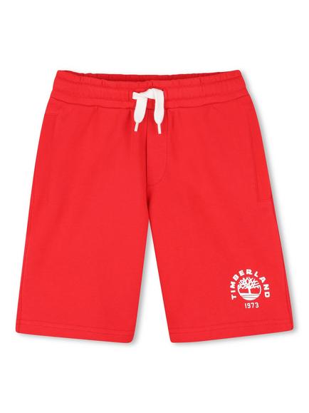 Timberland Kids' Cotton Rich Shorts, Red