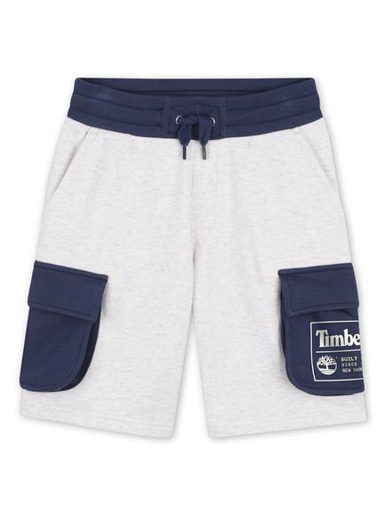 Timberland Kids' Pocket Jogger Shorts, Beige, Beige