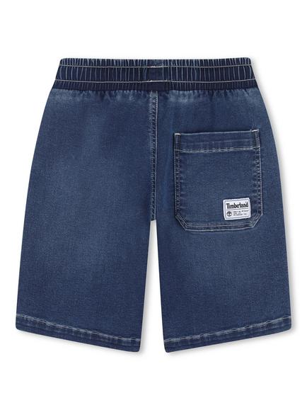 Timberland Kids' Denim Shorts, Denim Blue - view 2, Denim Blue