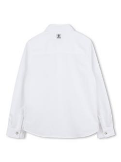 Timberland Kids' Long Sleeve Oxford Shirt, White - view 2, White