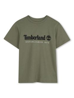 Timberland Kids' Logo Graphic T-Shirt, Green