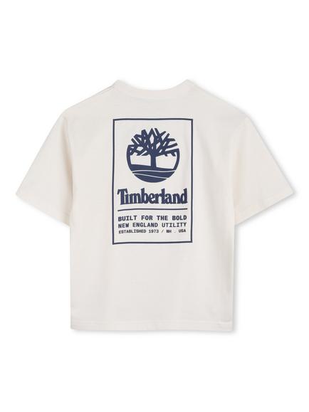 Timberland Kids' Back Graphic T-Shirt, White - view 2, White