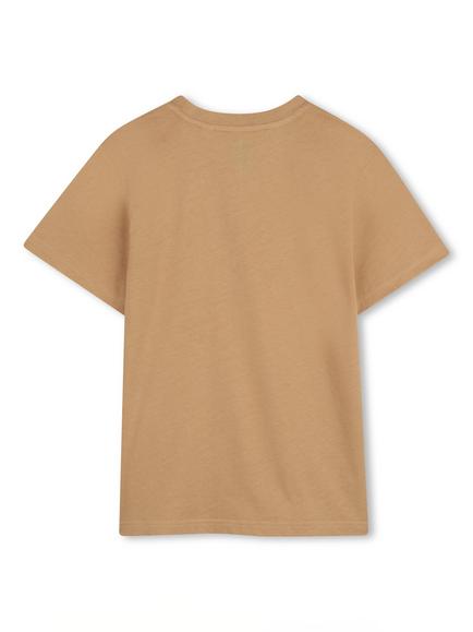 Timberland Kids' Logo T-Shirt, Stone - view 2, Stone