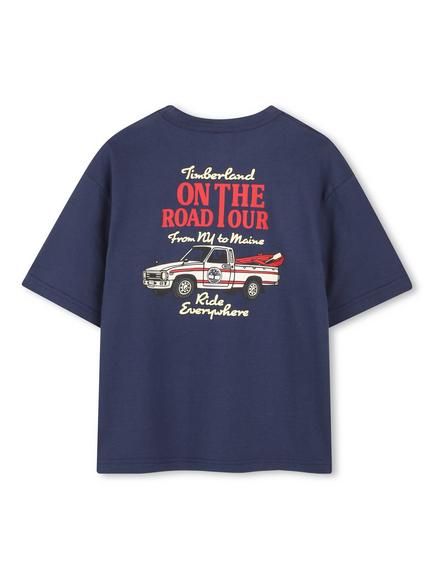 Timberland Kids' On The Road Graphic T-Shirt, Dark Blue - view 2, Dark Blue