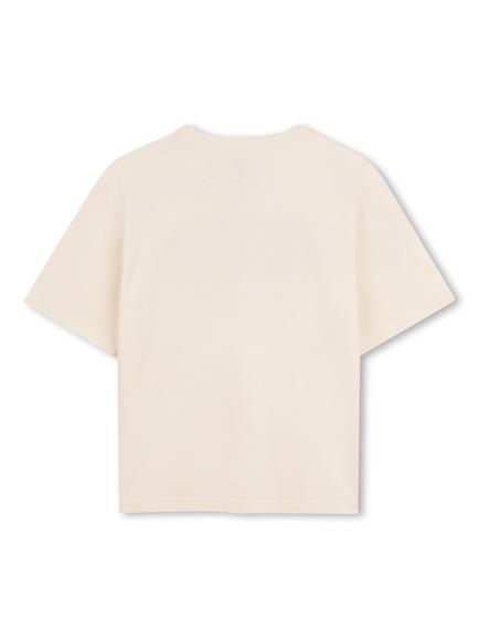 Timberland Kids' On The Road Logo T-Shirt, Ivory - view 2, Ivory