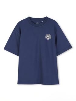Timberland Kids' Mini Graphic Logo T-Shirt, Dark Blue