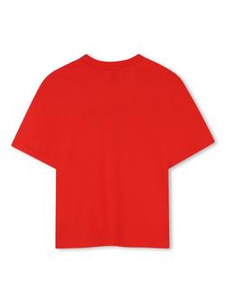Timberland Kids' Graphic Logo T-Shirt, Red - view 2, Red