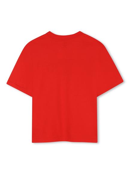 Timberland Kids' Graphic Logo T-Shirt, Red - view 2, Red