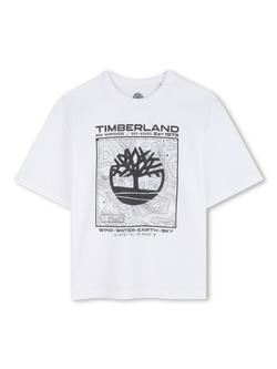Timberland Kids' T-Shirt, White, White