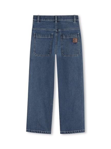 Timberland Kids' Straight Leg Jeans, Denim Blue - view 2, Denim Blue