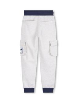 Timberland Kids' Logo Pocket Joggers, Beige Marl - view 2, Beige Marl