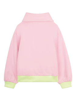 Billieblush Kids' Collared Sequin Jacket, Nosegay - view 2, Nosegay