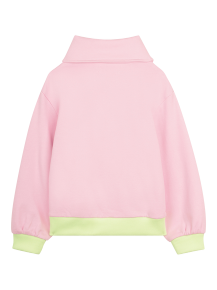 Billieblush Kids' Collared Sequin Jacket, Nosegay - view 2, Nosegay
