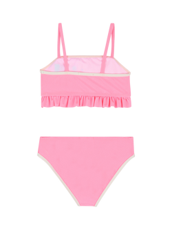 Billieblush Kids' Flounce Ruffle Bikini Set, Fuschia - view 2, Fuschia
