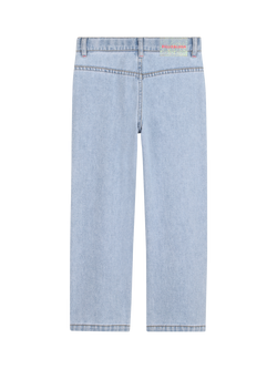 Billieblush Girl's Embellished Pocket Jeans, Double Stone+bleach - view 2, Double Stone+bleach