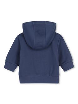 Timberland Baby Hooded Cardigan, Slate Blue - view 2, Slate Blue