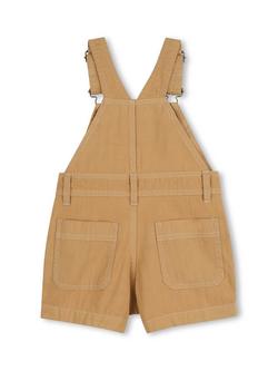 Timberland Baby Short Dungarees, Stone - view 2, Stone