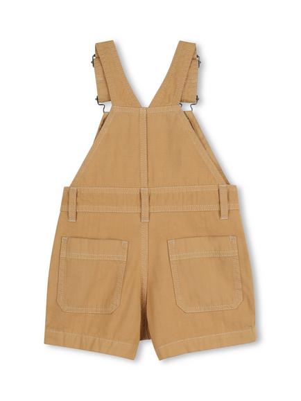 Timberland Baby Short Dungarees, Stone - view 2, Stone