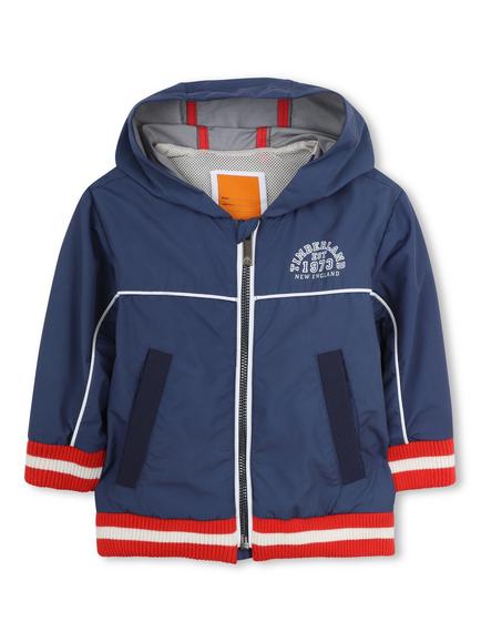 Timberland Baby Hooded Windbreaker Jacket, Slate Blue, Slate Blue