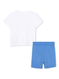 Timberland Baby T-Shirt and Jogger Shorts Set - view 2, White/Blue
