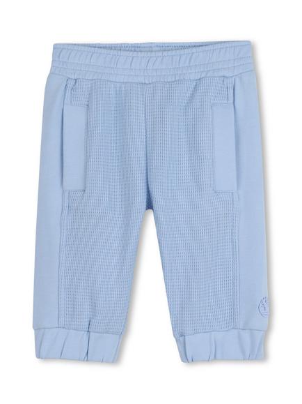 Timberland Baby Waffle Panel Joggers, Pale Blue