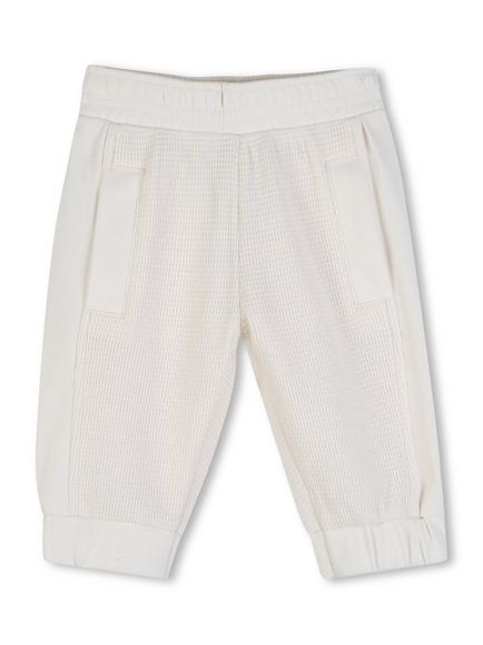 Timberland Baby Waffle Panel Joggers, Ivory
