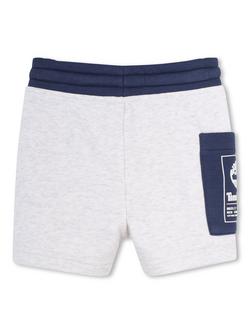 Timberland Baby Patch Pocket Jogger Shorts, Beige Marl - view 2, Beige Marl