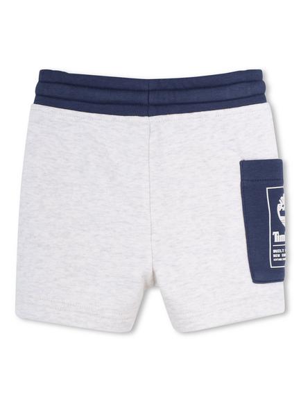 Timberland Baby Patch Pocket Jogger Shorts, Beige Marl - view 2, Beige Marl