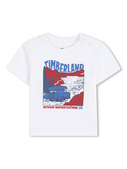 Timberland Baby T-Shirt, White, White