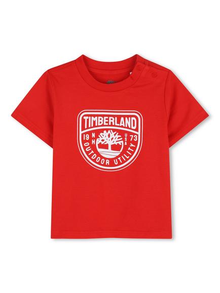 Timberland Baby T-Shirt, Red, Red