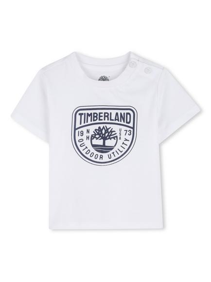 Timberland Baby Outdoor Utility Logo T-Shirt, White, White